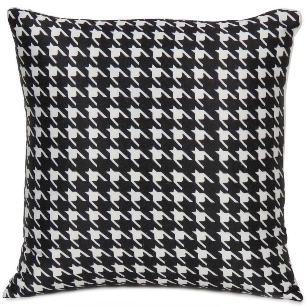 Home Decorative Houndstooth Vector Digital Print Cushion Pillow Cover  Single